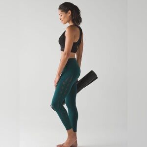 Lululemon Athletica High Times Pant (Rhythym) Dark Green